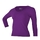 Футболка Ladies фиолетовая L (44-46)  (200г/м 2, рукав 3/4)