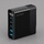 Зарядная станция 3xUSB Type-C, 2xUSB, PD, QC, 140Вт, черный, Deppa