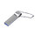USB 2.0-флешка на 128 Гб с мини чипом, компактный дизайн, боковое отверстие для цепочки