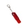 USB-флешка на 256 Гб 2 в 1 поворотный механизм, c дополнительным разъемом Type-C с одноцветным металлическим клипом, синий