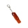 USB-флешка на 256 Гб 2 в 1 поворотный механизм, c дополнительным разъемом Type-C с одноцветным металлическим клипом, синий