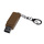 Флешка USB 2.0 Варуна на 32 ГБ, крапчатый белый