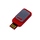 USB-флешка промо на 32 Гб прямоугольной формы, выдвижной механизм, белый
