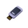 USB-флешка промо на 32 Гб прямоугольной формы, выдвижной механизм, белый