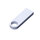 USB 2.0-флешка на 64 Гб с мини чипом и круглым отверстием, серебристый