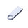 USB 2.0-флешка на 64 Гб с мини чипом и круглым отверстием, серебристый