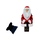 USB-флешка на 4 Гб Дед Мороз Santa под нанесение, белый