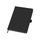 Блокнот "ColorNote Black", твердая обложка A5, 80 листов, черный с зеленым яблоком