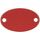 Шильдик металлический Alfa Oval, серый