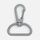 Застежка-карабин Snap Hook, L, серая