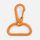 Застежка-карабин Snap Hook, L, серая