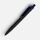 Ручка шариковая Prodir QS01 PRT-T Soft Touch, черная с синим