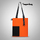 Шоппер Superbag Color (синий с чёрным)