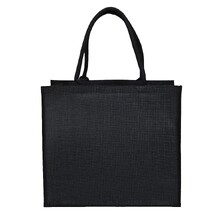 Сумка из джута Caravan Jute, чёрная