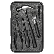 Набор инструментов Tools Baltimore черный 6 в 1 в пластиковом футляре