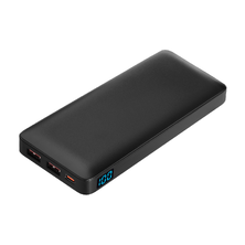 Внешний аккумулятор с цветной подсветкой Анкор Макс Плюс PD (Ancor PD Max Plus) 10000 mAh, черный
