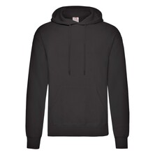 Толстовка CLASSIC HOODED 3XL черный 80% хлопок, 20% полиэстер, плотность 280г/м2