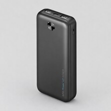 Внешний АКБ NRG Power V2 10000 мА-ч, 2A, 2xUSB, черный, Deppa