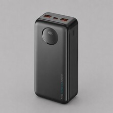 Внешний АКБ NRG Turbo V4 20000 мА-ч, дисплей, черный, Deppa