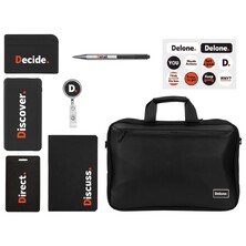 Welcome pack «Swift start», черный с нанесением