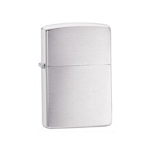 Зажигалка ZIPPO Classic с покрытием Brushed Chrome, латунь/сталь, серебристая, матовая, 38x13x57 мм