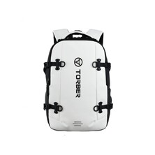 Рюкзак спортивный TORBER ЭКСТРИМ 18", белый/чёрный, 31 х 12 х 46 см, 17л