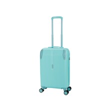 Чемодан TORBER В Отпуск, бирюзовый, ABS-пластик, 41 х 25 х 61 см, 48 л, 2,7 кг