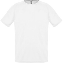 Футболка унисекс Sporty 140 белая, размер XXS