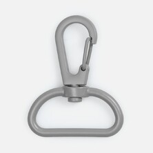 Застежка-карабин Snap Hook, L, серая