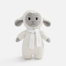 Мягкая игрушка Beastie Toys, овечка с белым шарфом
