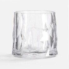 Стакан небьющийся Sate Crystal, вращающийся, прозрачный