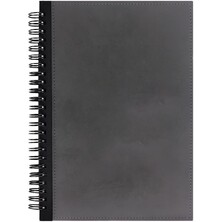 Ежедневник Notera Maxi, недатированный, серый