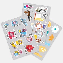 Наклейки UV-DTF Sticker Pack на заказ, S
