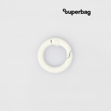 Карабин-кольцо Ring для обвеса, d=2см (белый)