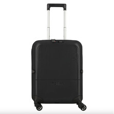 Чемодан складной Rollink FLEX LIGHT 55x40x20 см, 4 колеса, черный